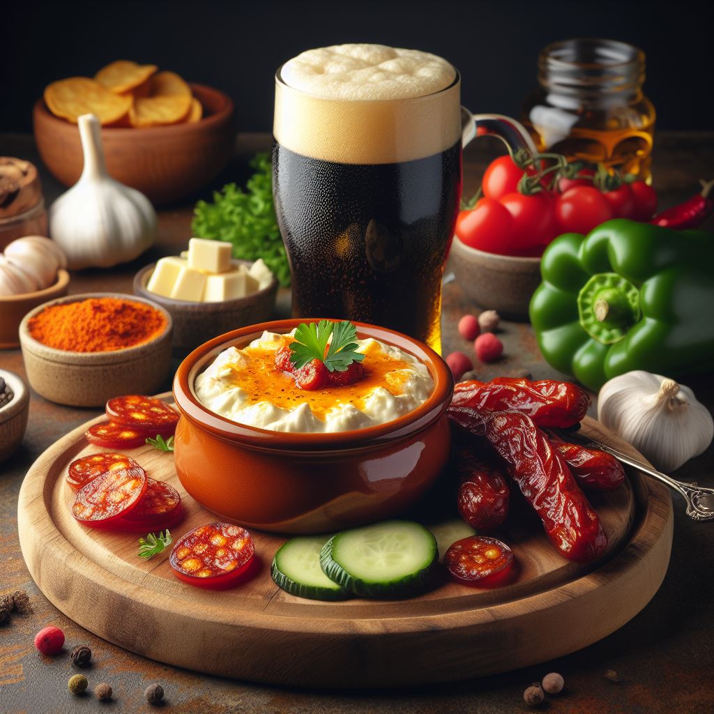 Dip de Queso Fundido con Chorizo